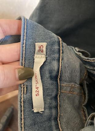 Скины levi’s 524 skinny jeans6 фото