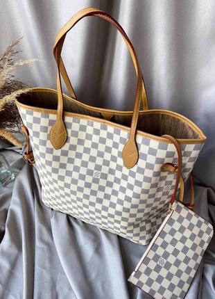 Louis vuitton neverfull beige 6
