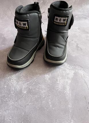 Зимние ботинки для мальчика2 фото