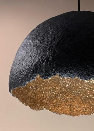 Люстра черная ручной работы