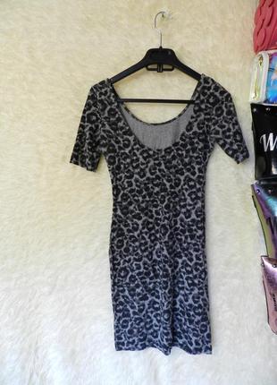 Платье ✅ секси мини платье в леопардовый на стройную девушку3 фото