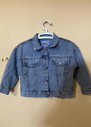 Джинсовый пиджак жакет