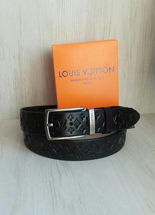 Модний шкіряний ремінь в стилі louis vuitton