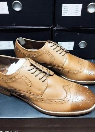 Вишуканого дизайну шкіряні туфлі бренду чоловічого взуття з німеччини gordon & bros