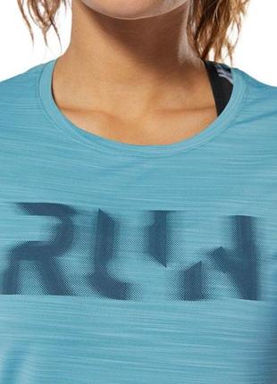 Спортивная/тренировочная/беговая  футболка reebok running activchill2 фото