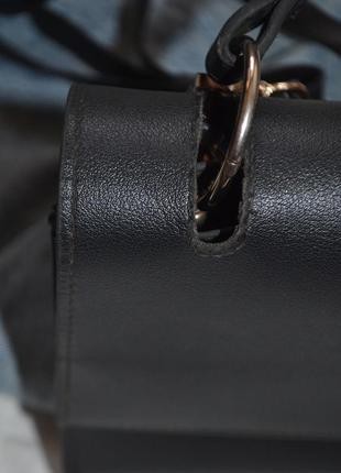 Сумочка сумка черная на длинном ремешке маленькая черная сумочка5 фото