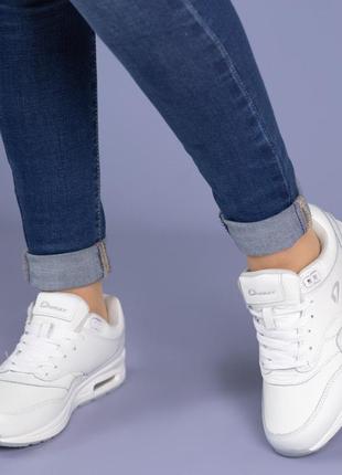 Женские кожаные, белые, стильные и качественные кроссовки. от 37 до 40 гг. 264-3 ат демисезонные4 фото