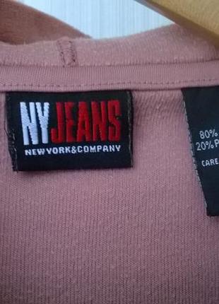 Велюровая толстовка худи / винтаж new york & company jeans3 фото