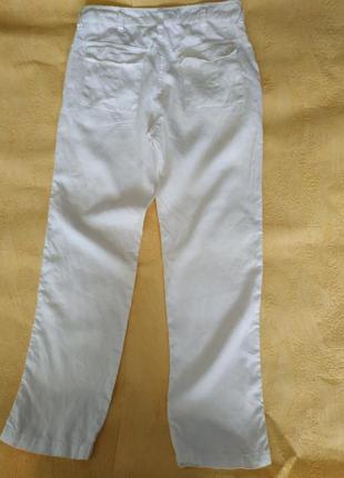 Белые брюки zara1 фото