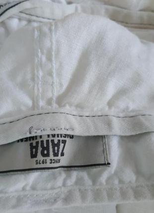 Белые брюки zara2 фото