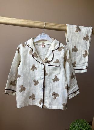 Пижама, муслиновая пижама