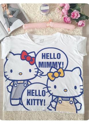 Женская футболка  kitty