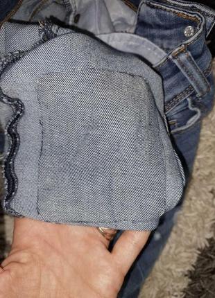 Стрейчевые джинсы с потертостями george на 6 лет3 фото