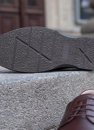 Мужские прошитые туфли из натуральной кожи от икос демисезон4 фото