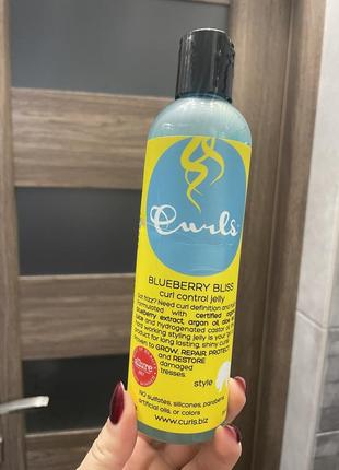 Curls blueberry bliss jelly гель для вьющихся волос curly hair gel