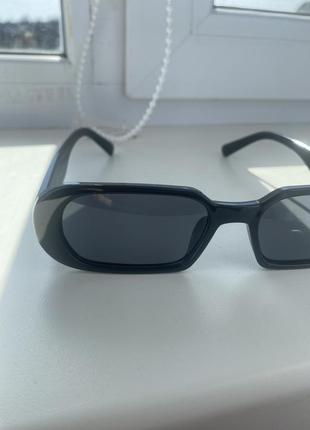 Солнцезащитные очки женские черные4 фото