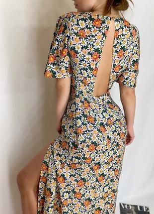 Распродажа платье topshop с розрезами asos полуоткрытая спина9 фото