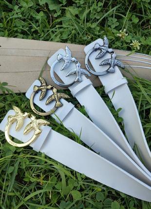 Ремень 3см + коробка дерево, ремень женский из натуральной кожи + коробка, ремень 3см кожа черный серебро, ремень в стиле pinko пенко 7