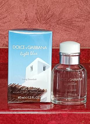 Dolce & gabbana light blue living stromboli pour homme туалетна вода 40 ml