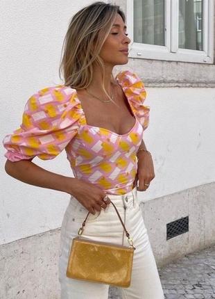 Боди блуза zara