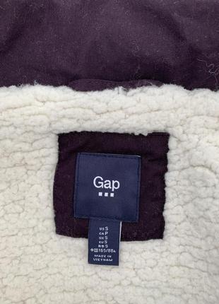 Парка gap на штучному хутрі з капюшоном6 фото