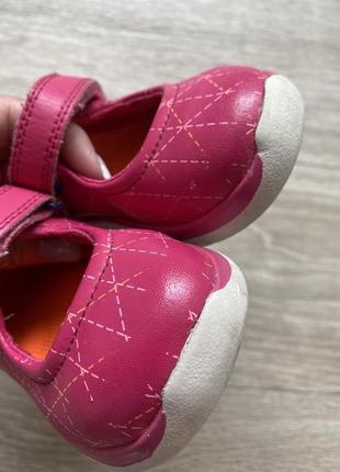 Туфлі яскраві шкіряні мокасини в садок балетки 14 см2 фото