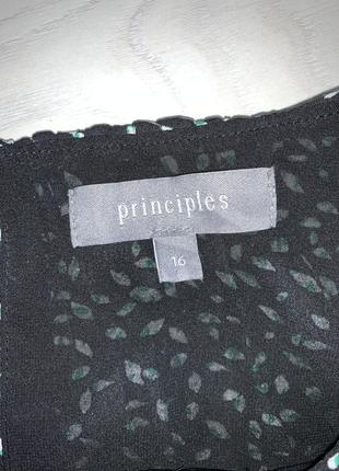 Длинное платье платье под пояс в цветочный принт principles 16 l-xl5 фото