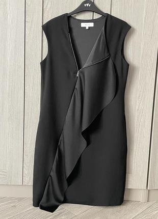 Вишукана коктейльна сукня у чорному кольорі