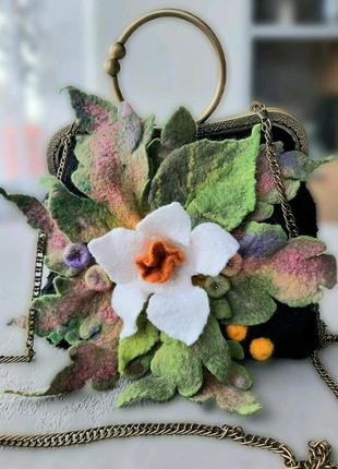 Жіноча сумка авторська ручна робота handmade зроблено в україні2 фото