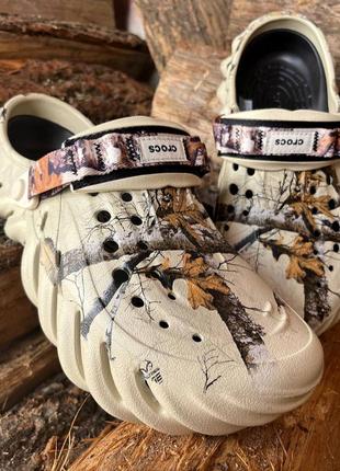 Мужские кроксы сабо echo clog realtree bone новинка новинка