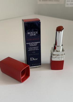 Помада для губ dior rouge dior ultra rouge 436 ultra trouble1 фото