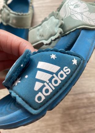 Стильные аквашузы босоножки, сандалии 26 frozen elsa эльза adidas6 фото