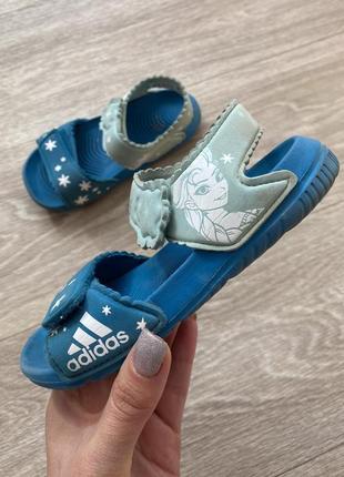 Стильные аквашузы босоножки, сандалии 26 frozen elsa эльза adidas