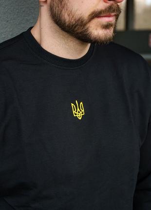 Чоловічий свитшот толстовка тризуб україна