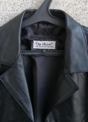 Куртка піджак шкіра top skins6 фото