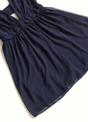 Продано красивое синее платье под шифон asos2 фото