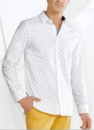 Livergy - s-m - рубашка мужская белая рубашка4 фото