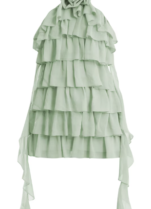 Зелена міні-сукня plt s/m2 фото