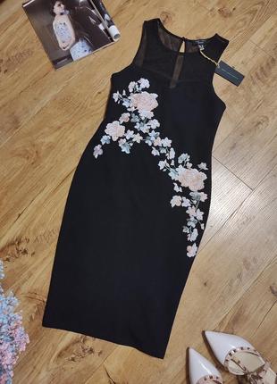 Сукня плаття нове нова з вишивкою міді вечірня1 фото