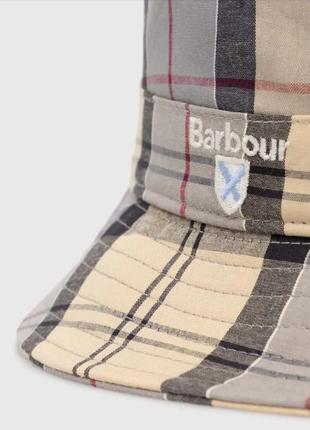 Чоловіча панама barbour tartan bucket hat5 фото