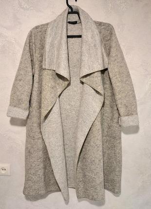 Трикотажное пальто-кардиган2 фото