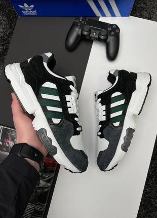 Чоловічі кросівки adidas originals zx torsion white green