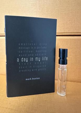 Оригинальный mark buxton a day in my life парфюмированная вода пробник