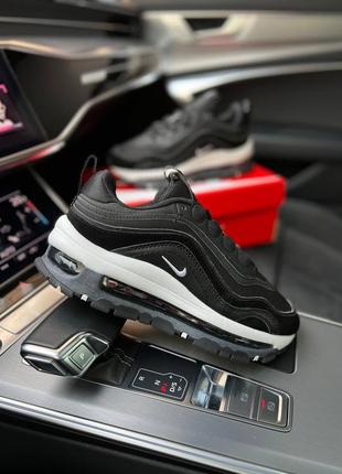 Мужские кроссовки nike air max 97 futura black white