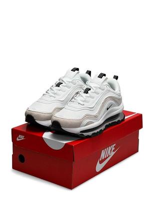 Мужские кроссовки nike air max 97 futura white2 фото