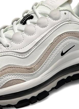 Мужские кроссовки nike air max 97 futura white9 фото