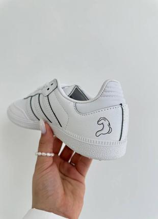 Жіночі кросівки білі adidas samba disney8 фото