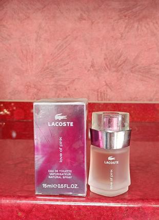 Love of pink / lacoste 15ml1 фото