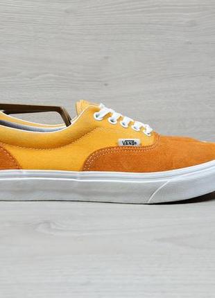 Оранжевые замшевые кеды vans оригинал, размер 42