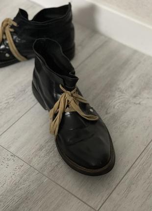 Diesel черные ботинки кожаные 42 размер3 фото